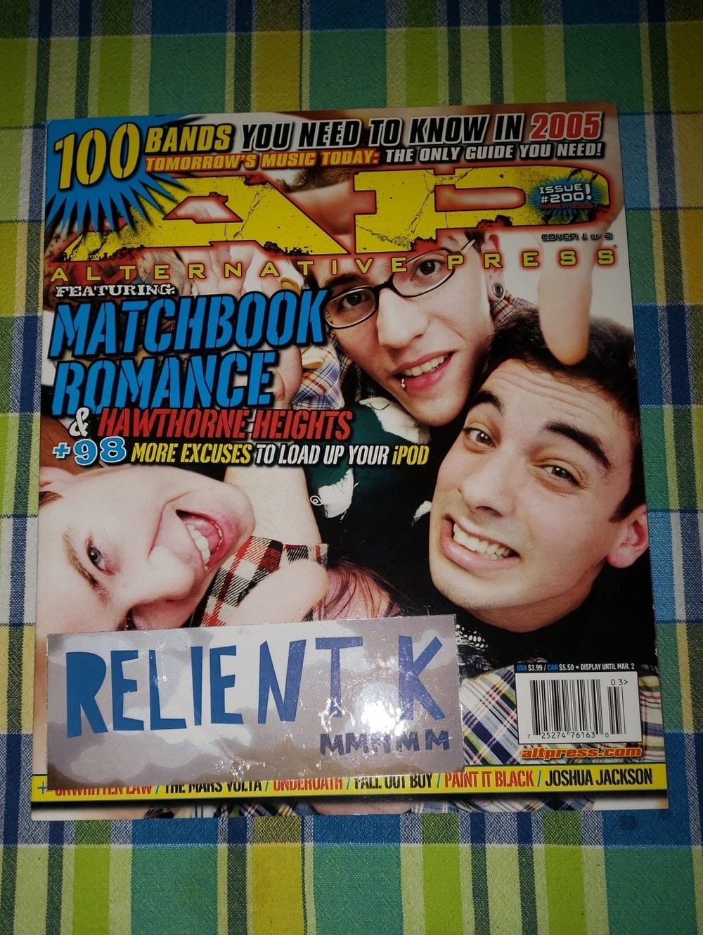 3/$15 Alternative Press Magazine Issue #200 MAR 2005 Matchbook Romance Cover Y2K
